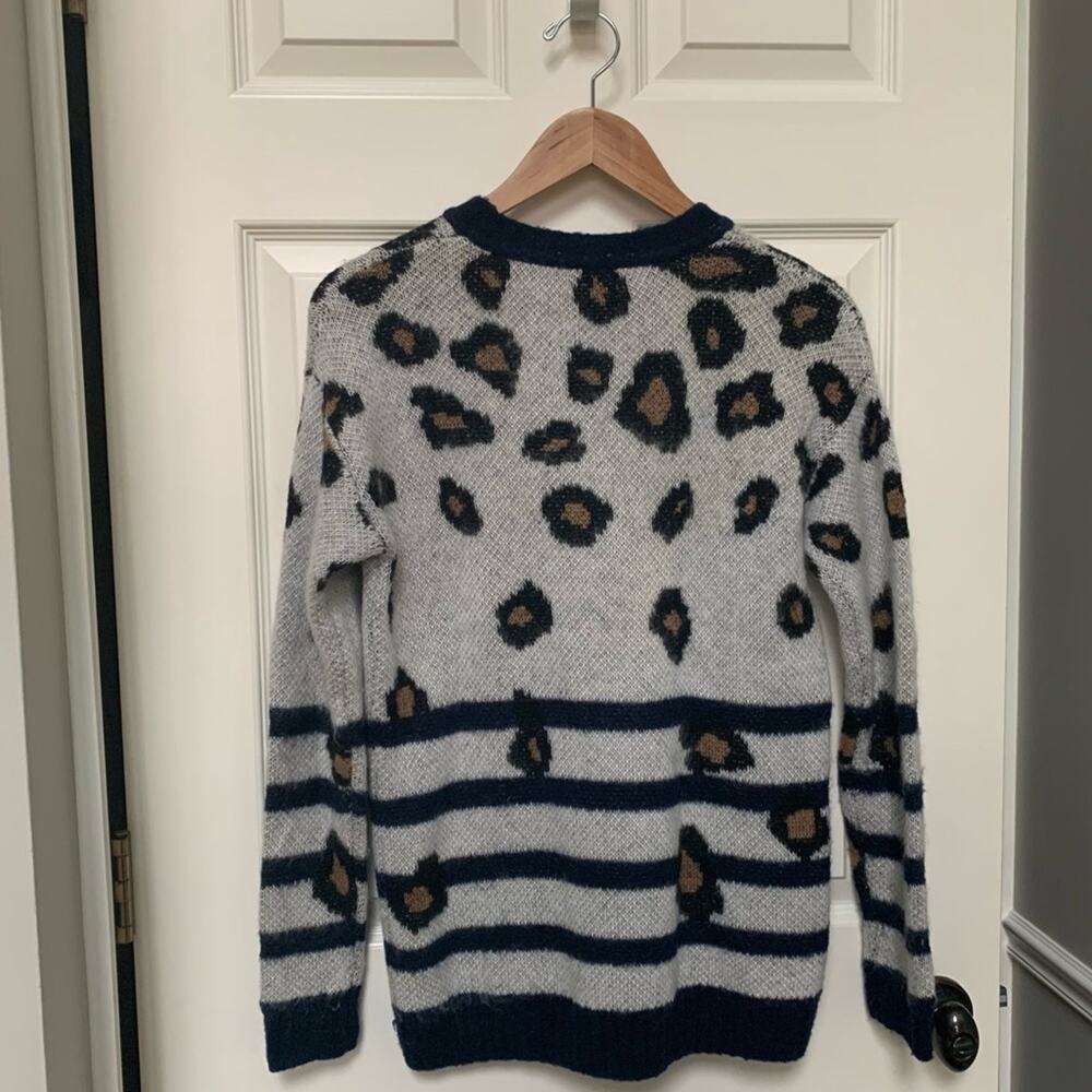 REVOLVE x LPA Sweater 225 in Leopard Stripe, size XS - Picture 4 of 7